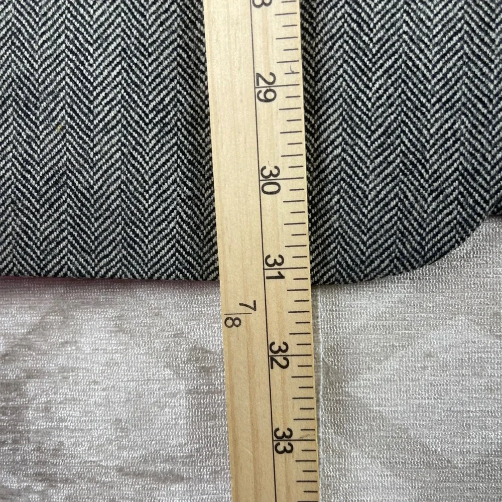 Lauren‎ Ralph Lauren Sport Coat Mens 42R Gray Excellent Herringbone Lambswool